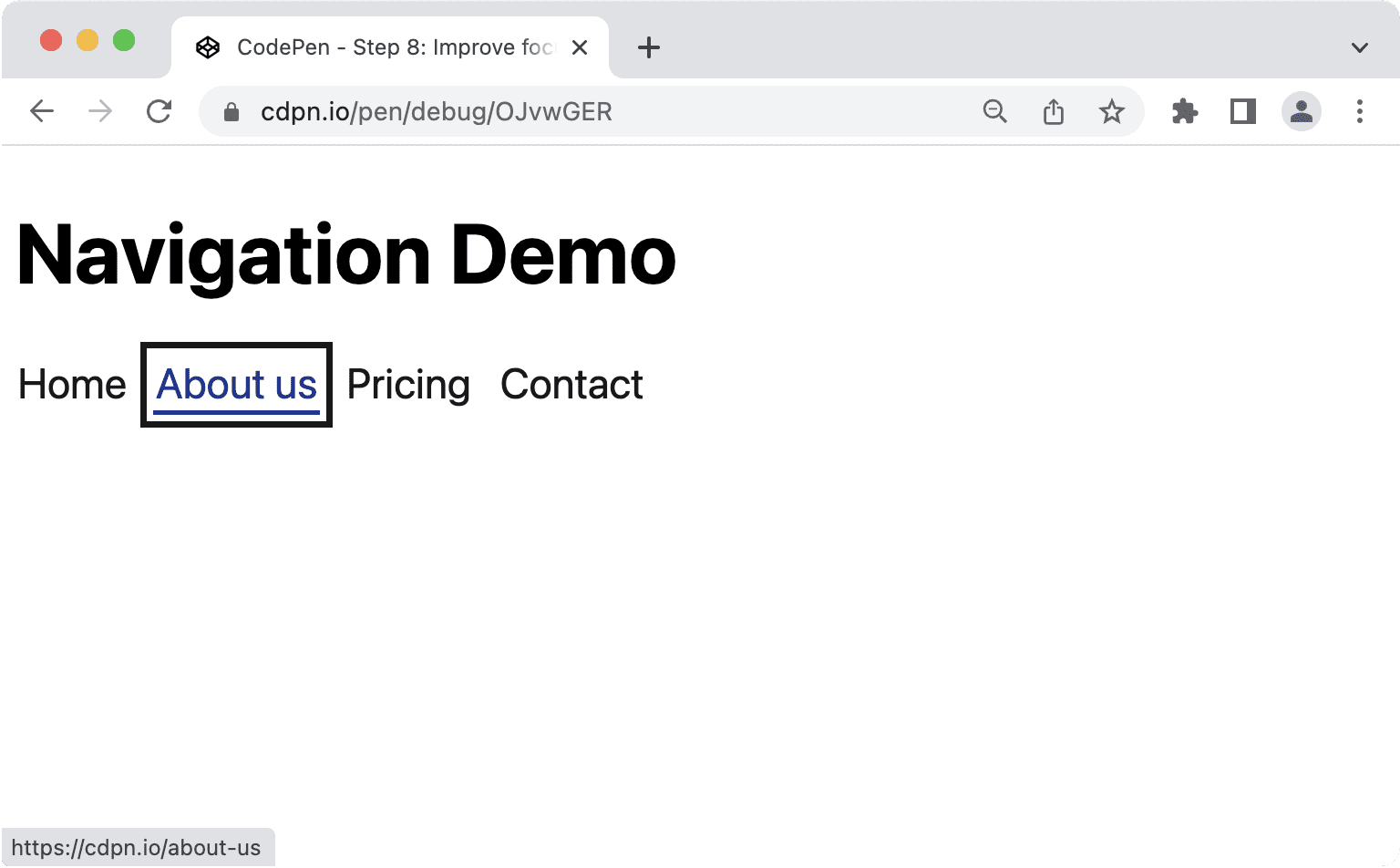 Contour sombre de 2 pixels clairement visible avec espacement à l'intérieur.